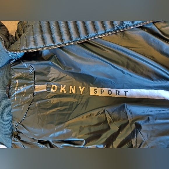 DKNY SPORTS Women's Jacket Dark Green Size M - Picture 4 of 13